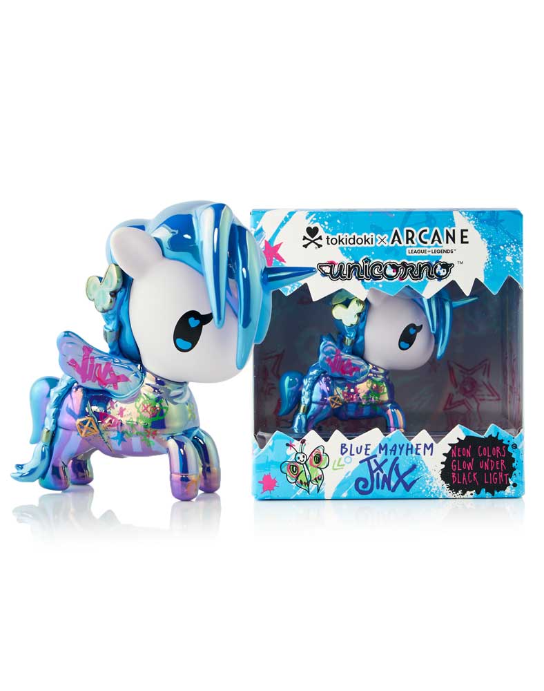 tokidoki x ARCANE Unicorno - Blue Mayhem JINX (Special Edition