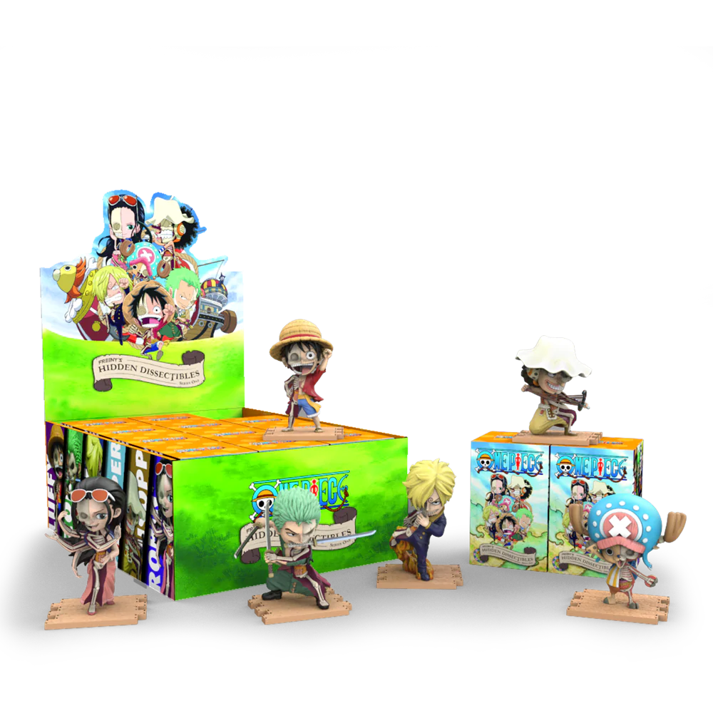 One Piece Hidden Dissectables Blind Box Series 1 by Jason Freeny x One Piece Hidden Dissectables Blind Box Series 1 by Jason Freeny x