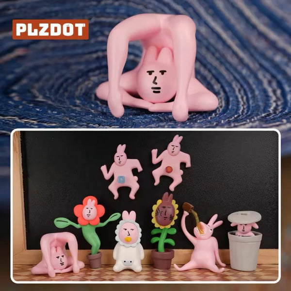 My Friend Pink Rabbit Abstract Mini Series Blind Box