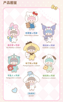 Zzoton x Sanrio Love League Buddies Vinyl Plush Keychain Blind Box