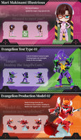EVANGELION Series Figures Vol.1