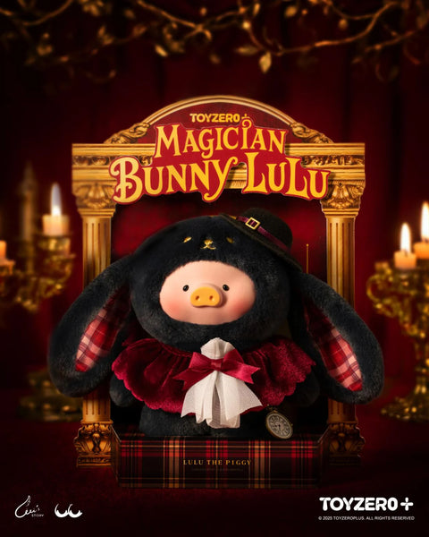 Magician Bunny - Lulu the Piggy Vinyl Face Plush Keychain