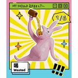 My Friend Pink Rabbit Abstract Mini Series Blind Box