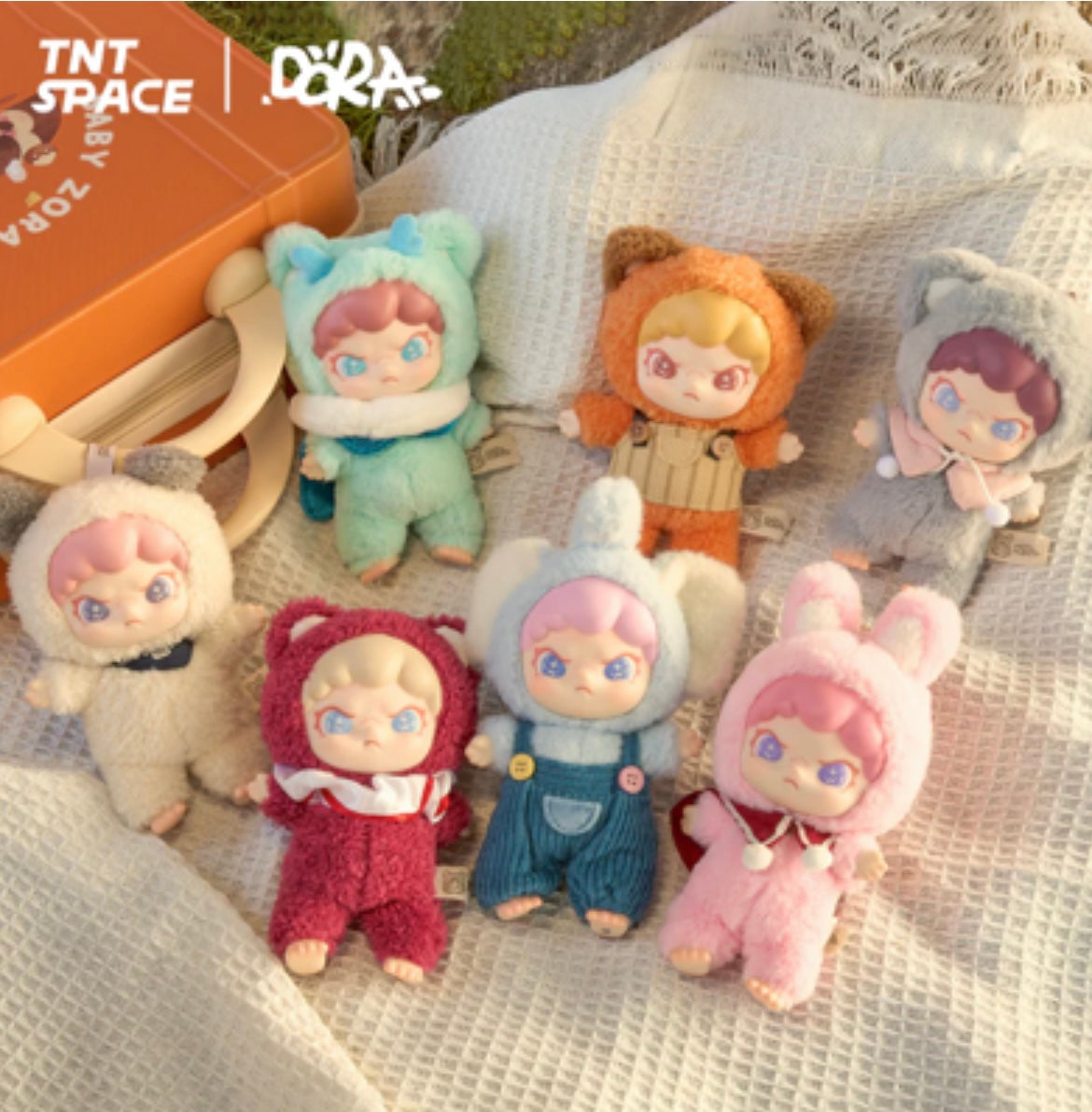 DORA☆。ちびぬい用 TNTSPACE DORA 思いきりの愛ぬいぐるみマスコットキーチェーン 4個入り