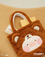 LuLu The Piggy Costume Series Fluffy Reversible Bag