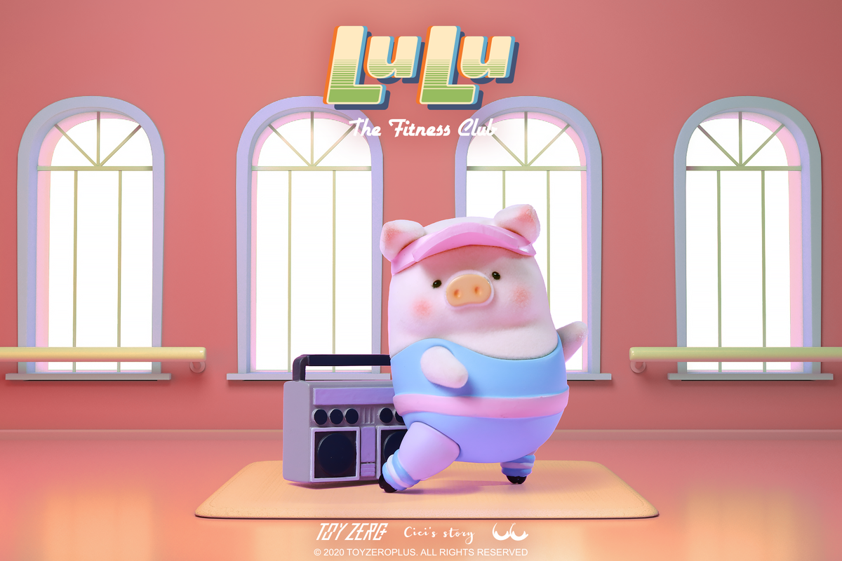 LuLu豚 The fitness club Lulu Piggy The Fitness Club – Blind Box Empire