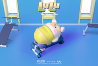 Lulu Piggy The Fitness Club (Opened box)
