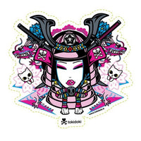Samurai Girl Die Cut Sticker - Tokidoki
