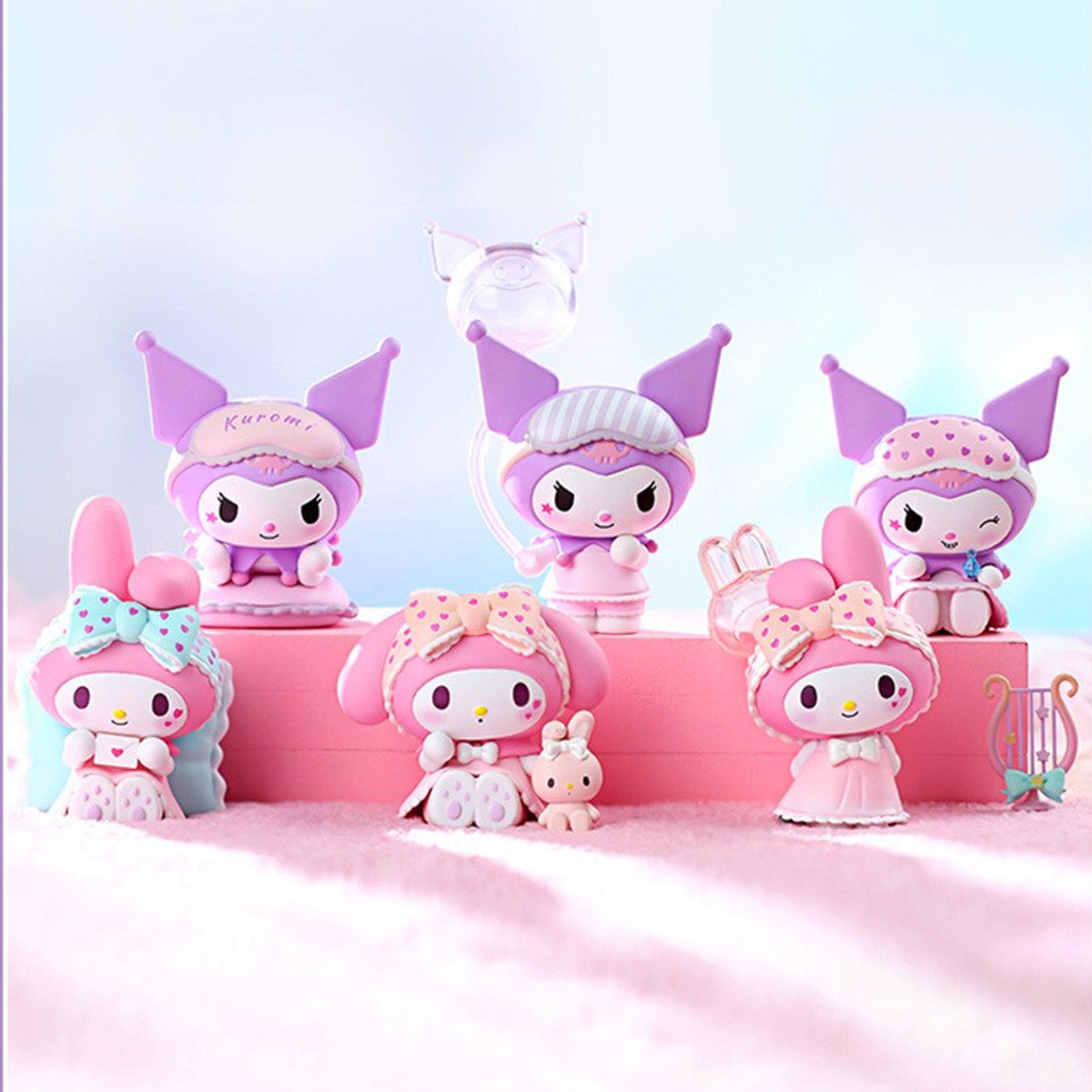 My Melody & Kuromi Sweetheart Pajamas Series – Blind Box Empire