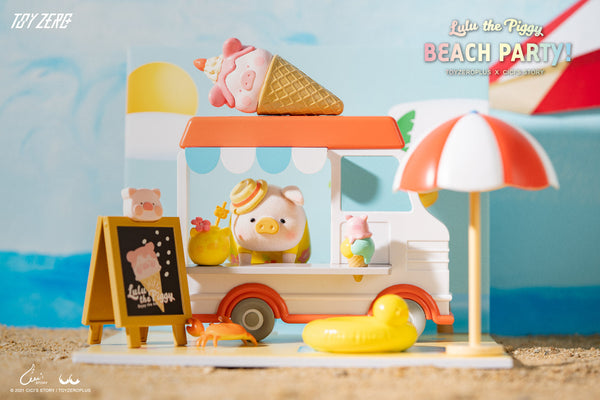 LuLu The Piggy Beach Party Ice Cream Van Premium Set