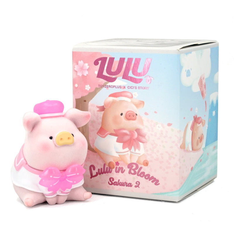 Lulu in Bloom Sakura2 子豚　桜シリーズ 4種　コンプリート Amazon | 52TOYS 子豚lulu フィギュア in Bloom Sakura 2